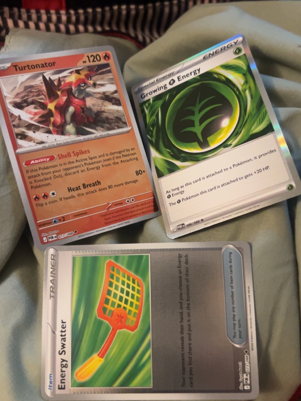 Pokemon 3 reverse holo card from perfect order